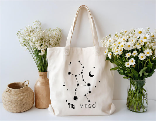 Zodiac Sign Tote Bag