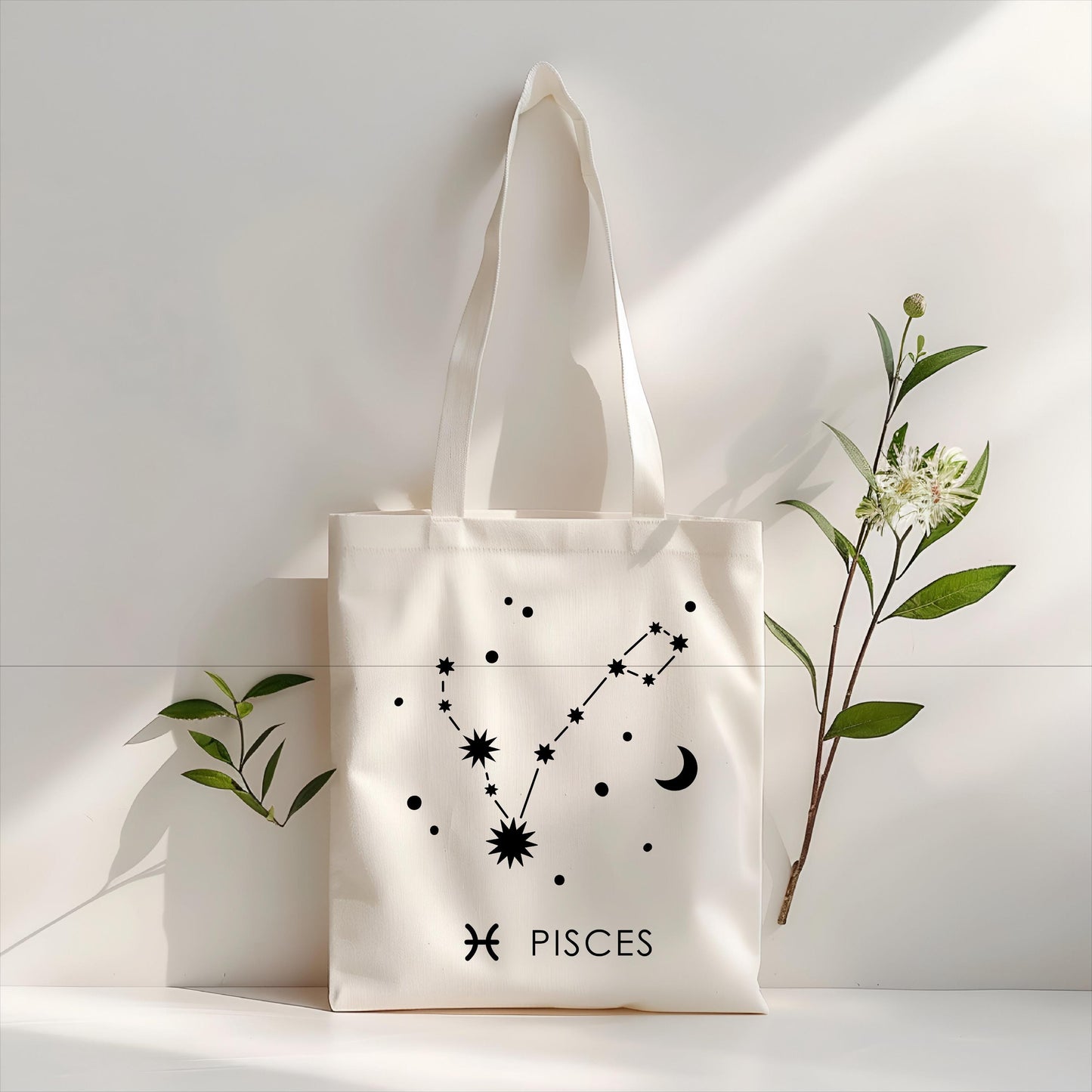 Zodiac Sign Tote Bag