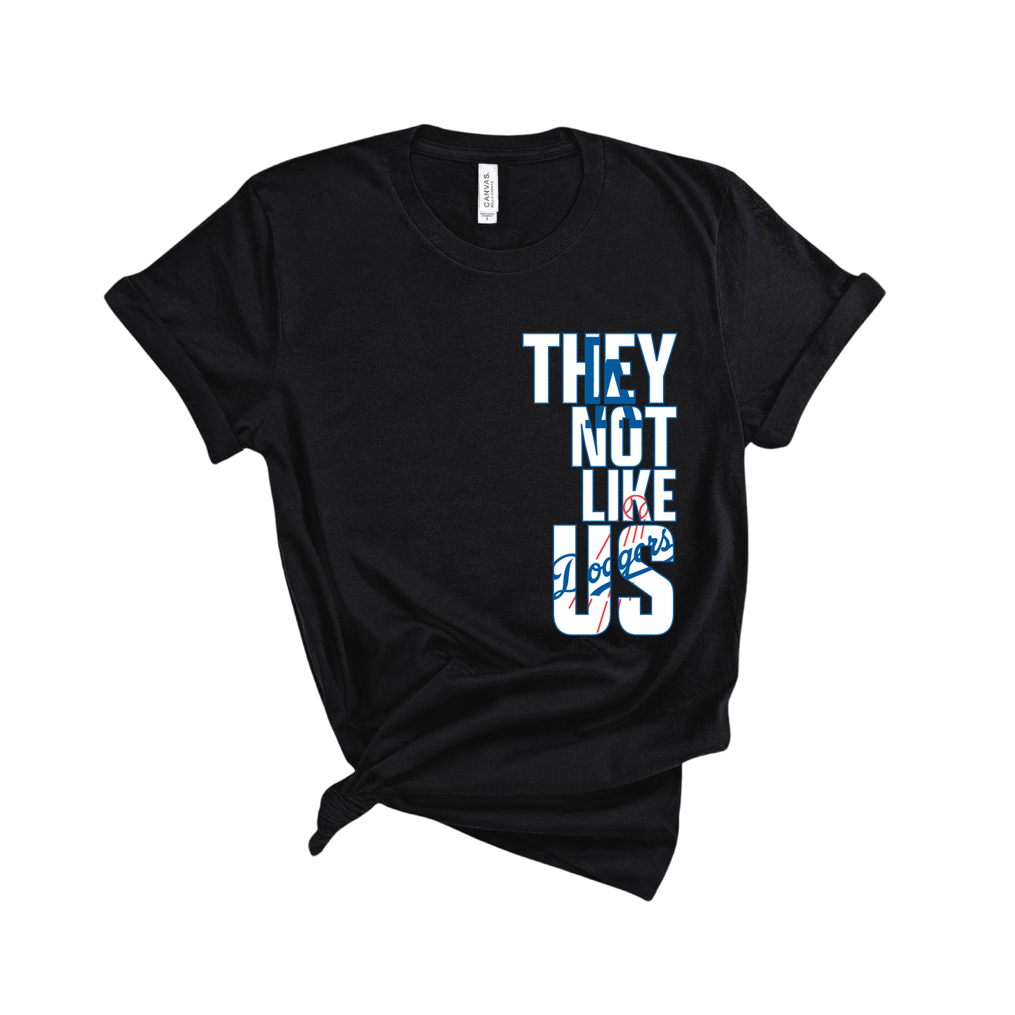 They Not Like Us-LA Baseball T-Shirt