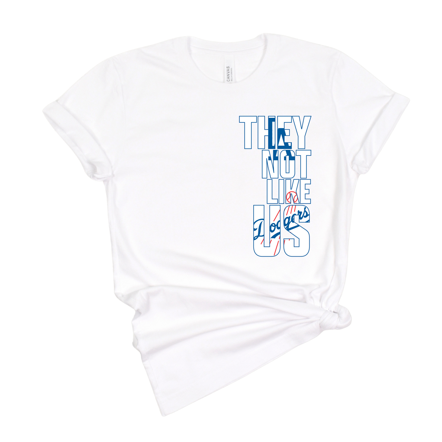 They Not Like Us-LA Baseball T-Shirt