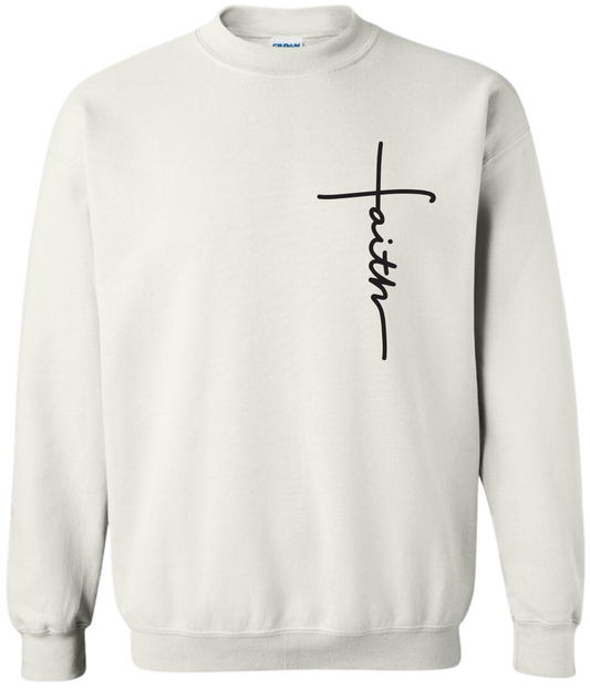 Faith - Inspirational Unisex Crewneck Sweater