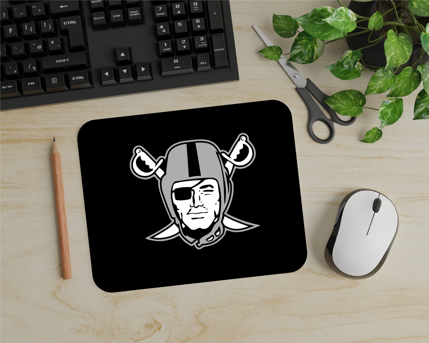Black Sunday Mouse Pad