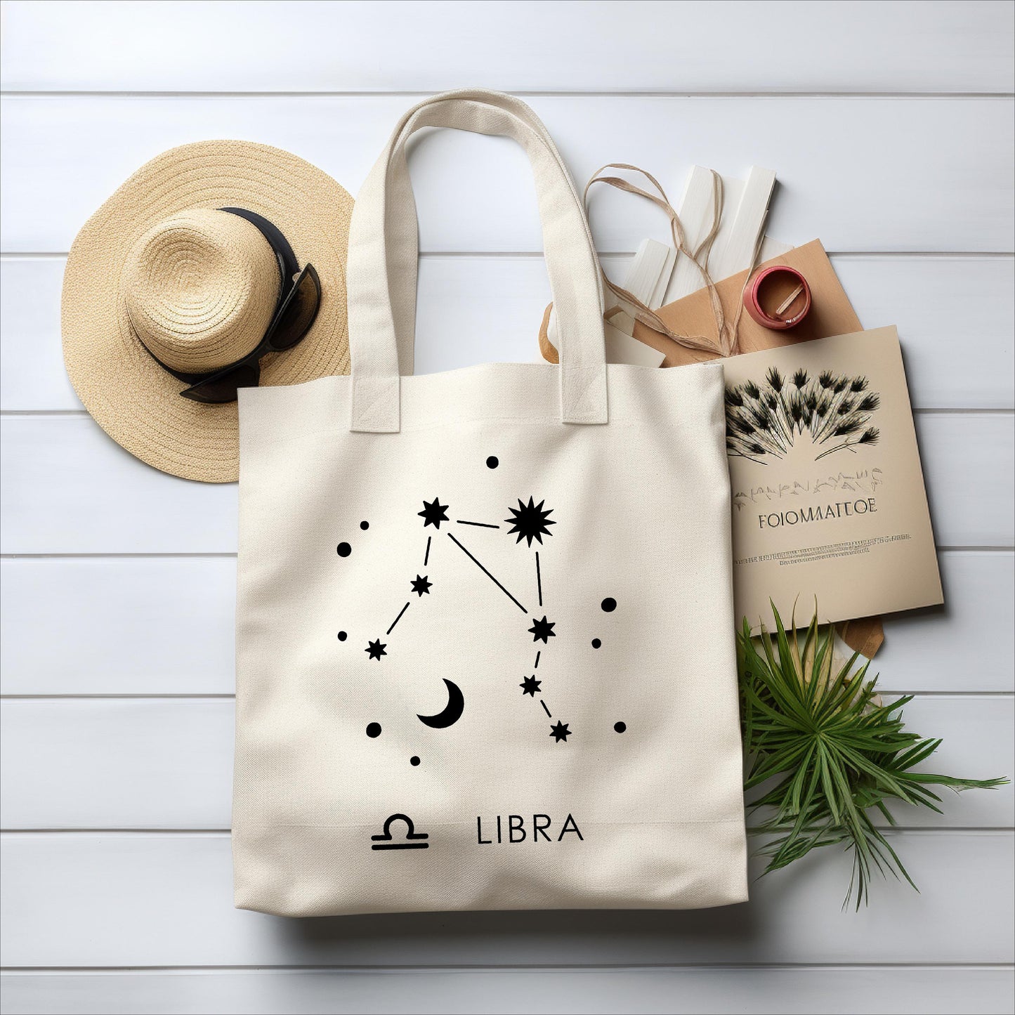 Zodiac Sign Tote Bag