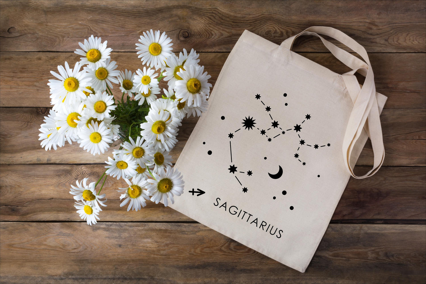 Zodiac Sign Tote Bag