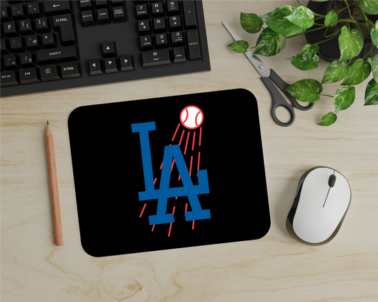 LA Baseball Mouse Pad