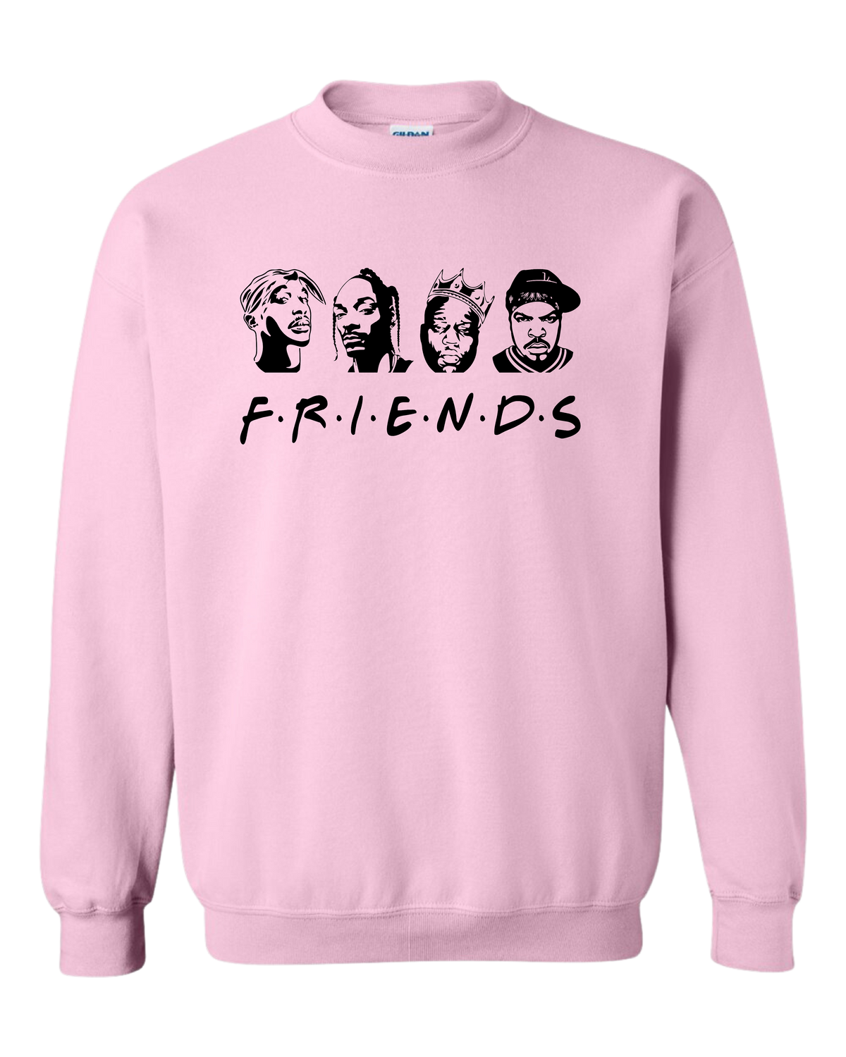 Hip Hop Friends Crewneck – Kalico Kreations